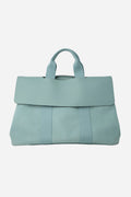 Hermes 2009 Blue Valparaiso Canvas/Leather Tote Bag