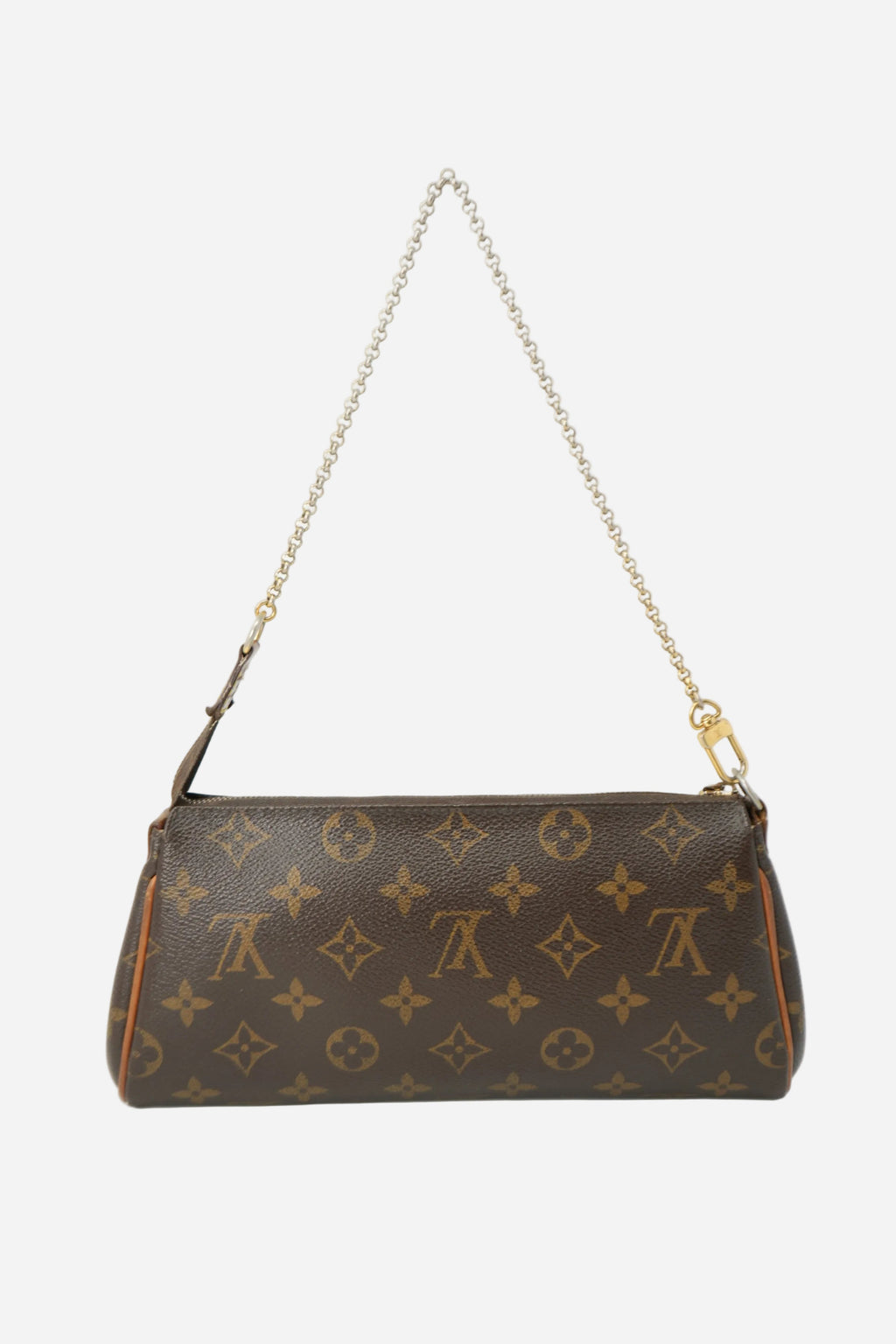 Louis Vuitton 2015 Brown Monogram Canvas Eva Shoulder Crossbody Bag