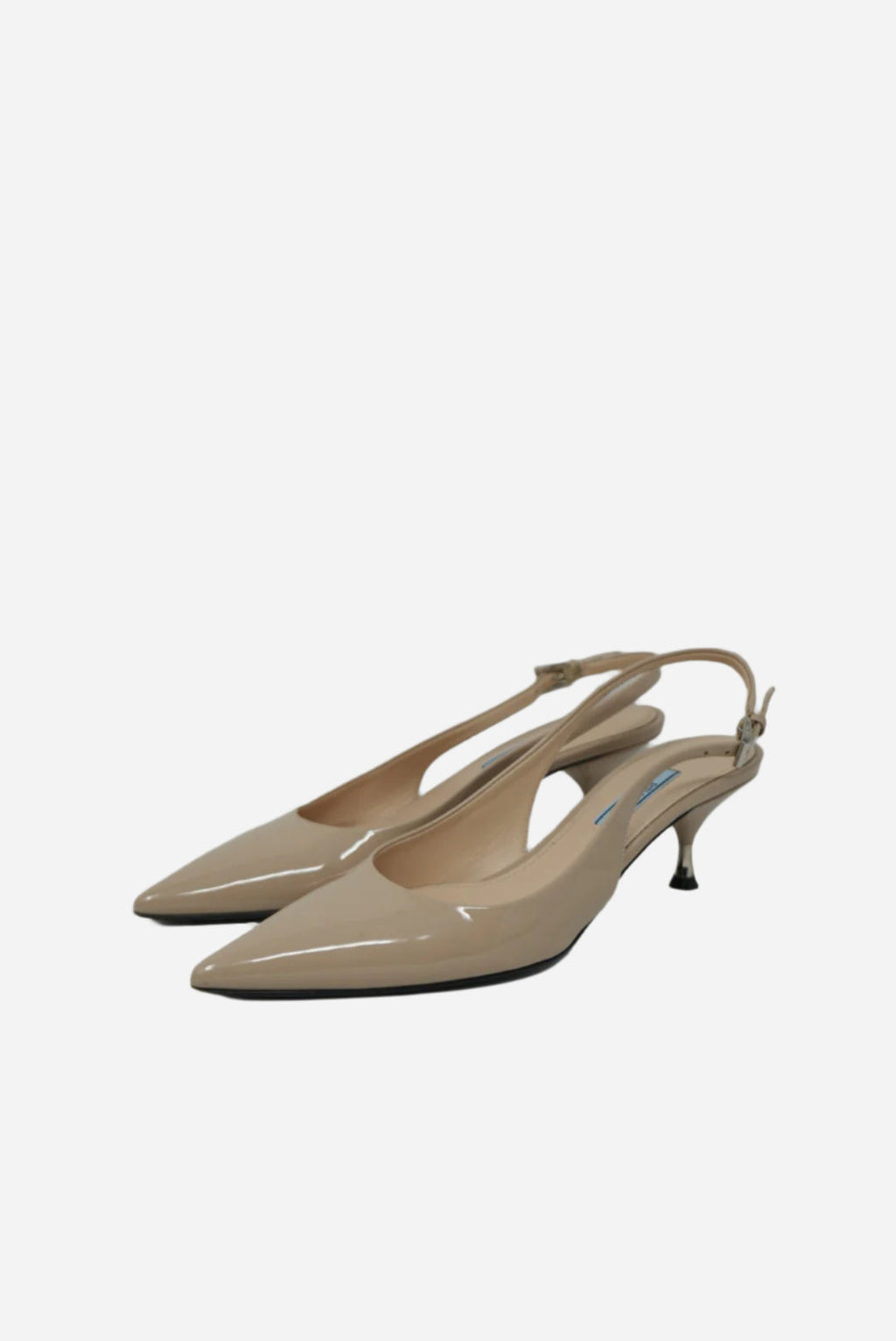 Prada Patent Leather Floral Print Pumps Size 37