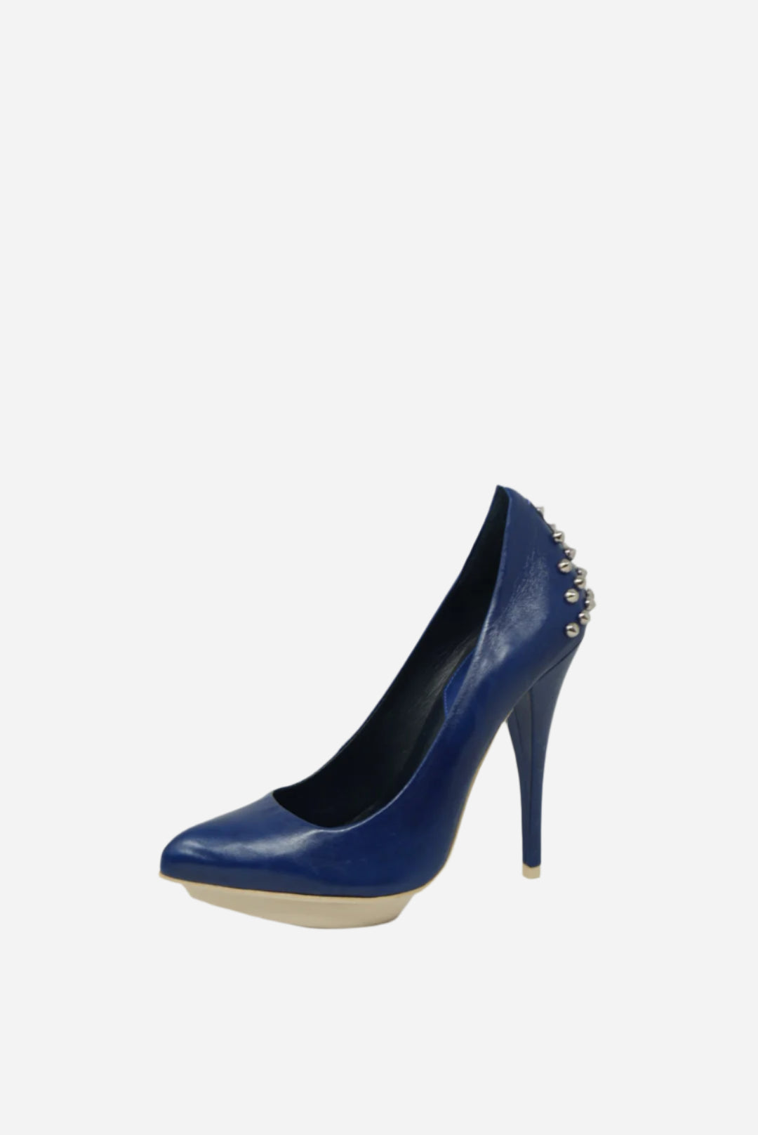 Alexander McQueen Blue Leather Heels Size 37