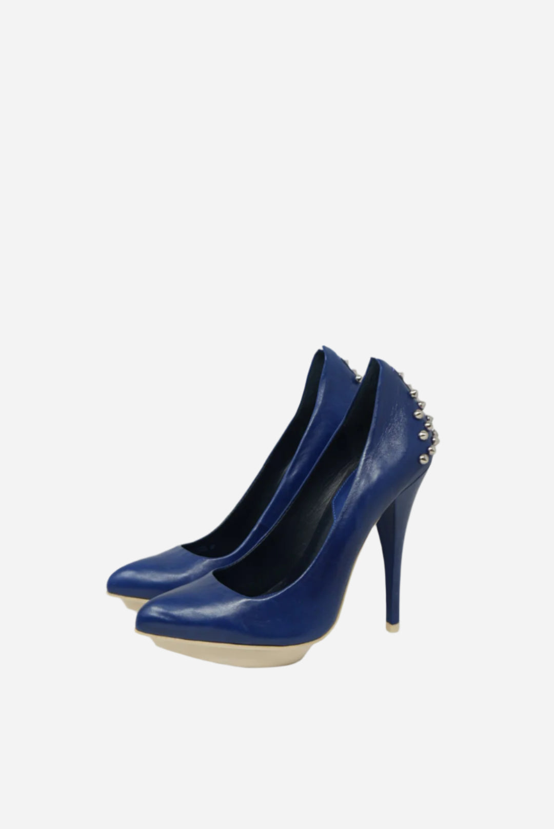 Alexander McQueen Blue Leather Heels Size 37