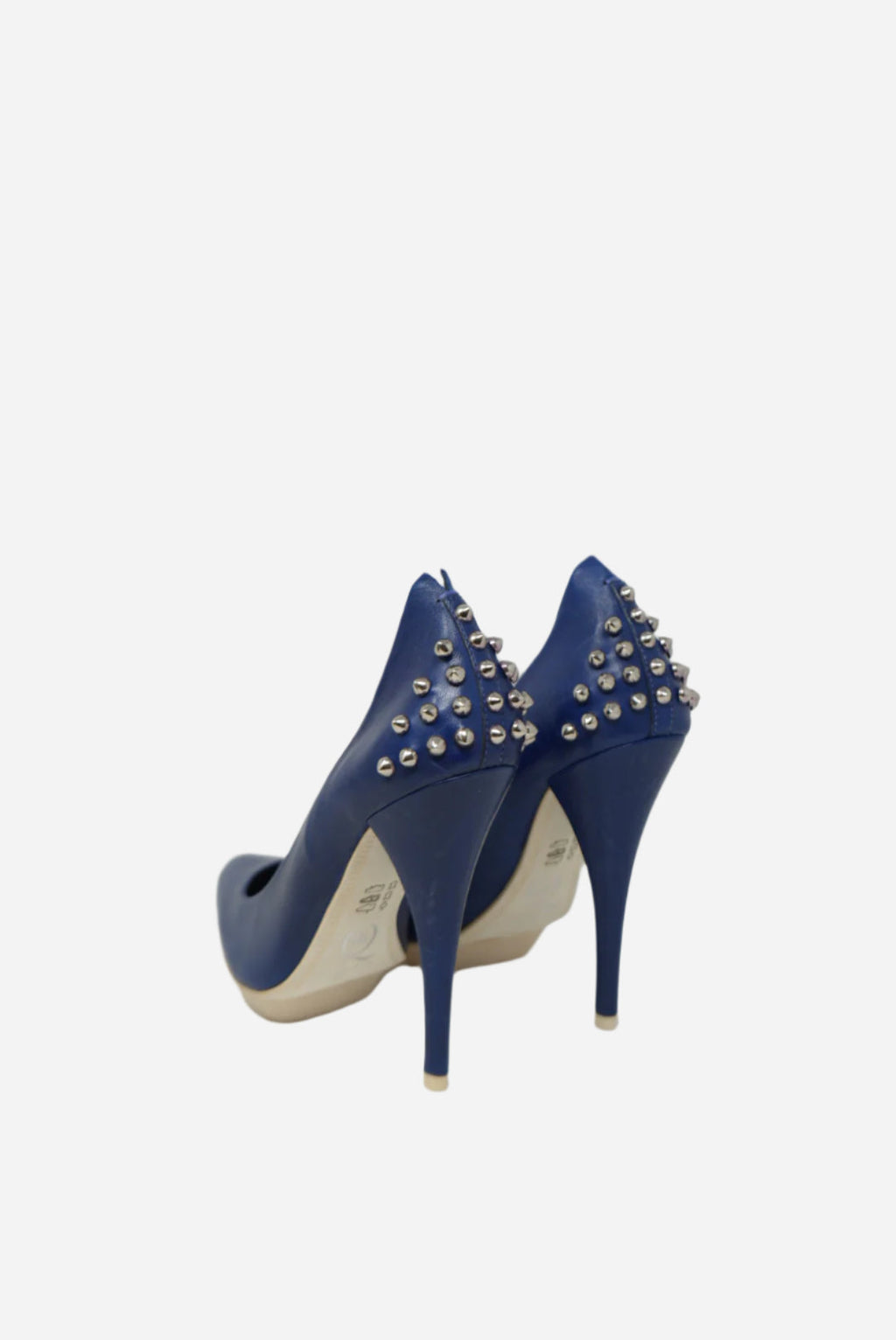 Alexander McQueen Blue Leather Heels Size 37