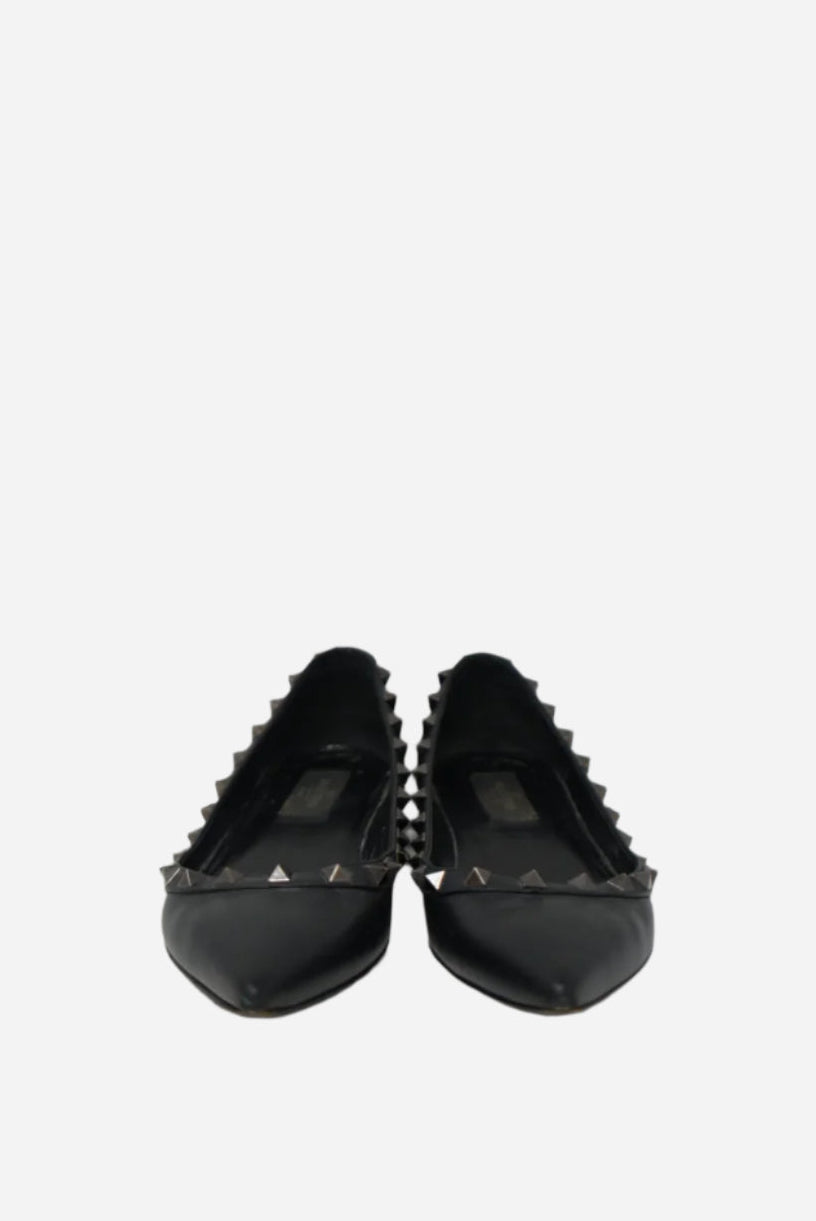 VALENTINO GARAVANI Rockstud Flats Size 37.5