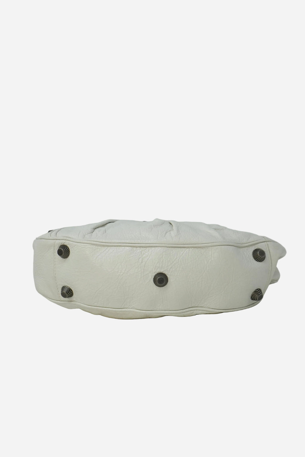 Balenciaga White Leather Le Cagole XS Shoulder Bag
