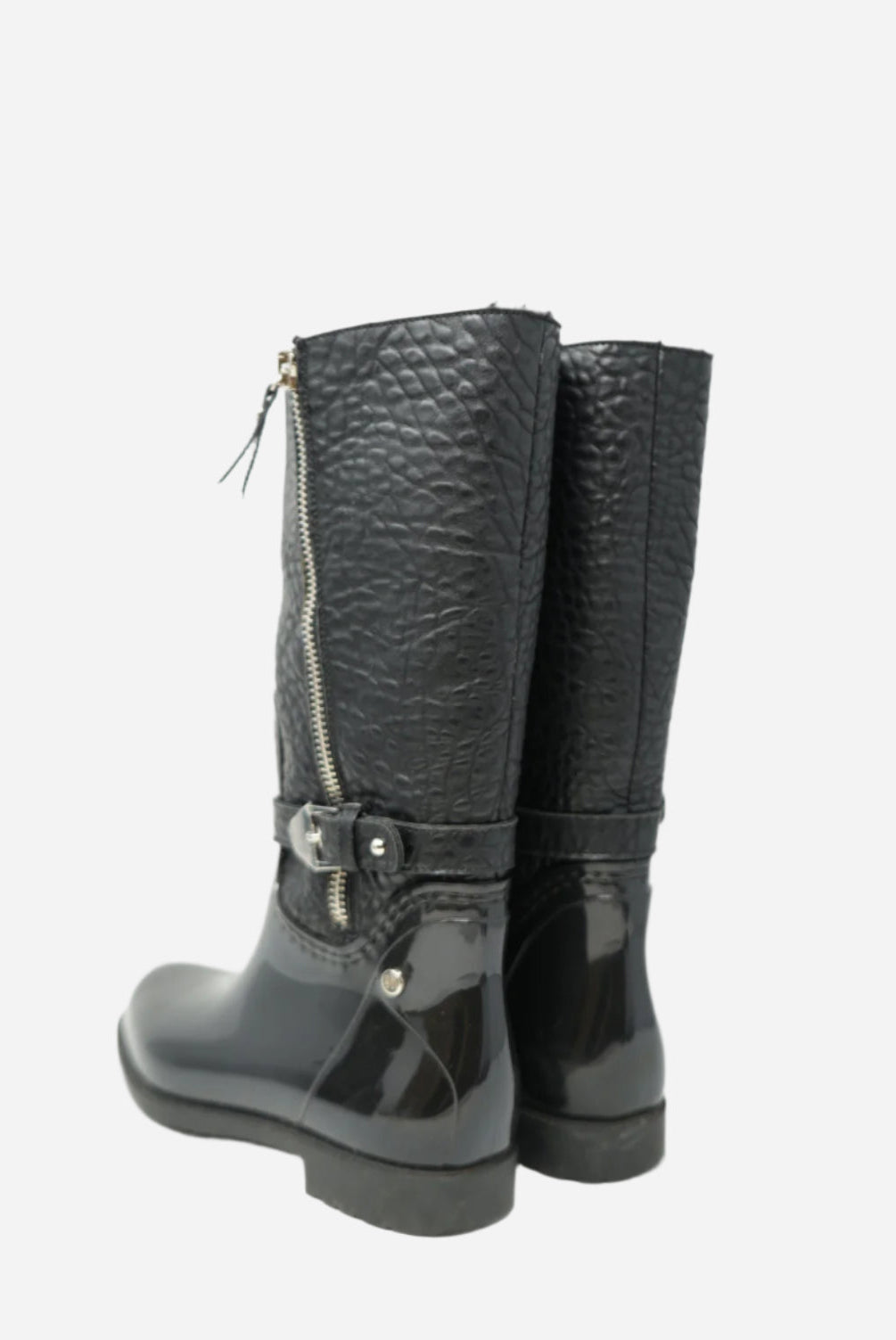 Stuart Weitzman Nero Grainy Napp Boots Size 39