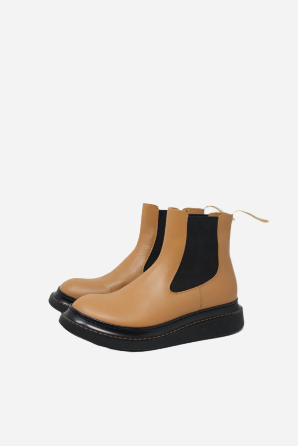 Loewe  Brown Leather Ankle Boot Chelsea Size 39