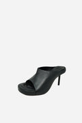 Jacquemus Black Leather Les Mules Nuvola