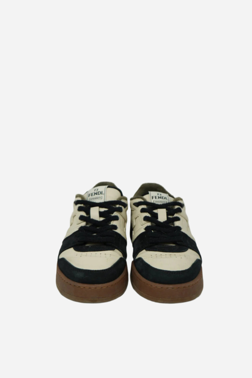 Fendi Match Low tops in black suede