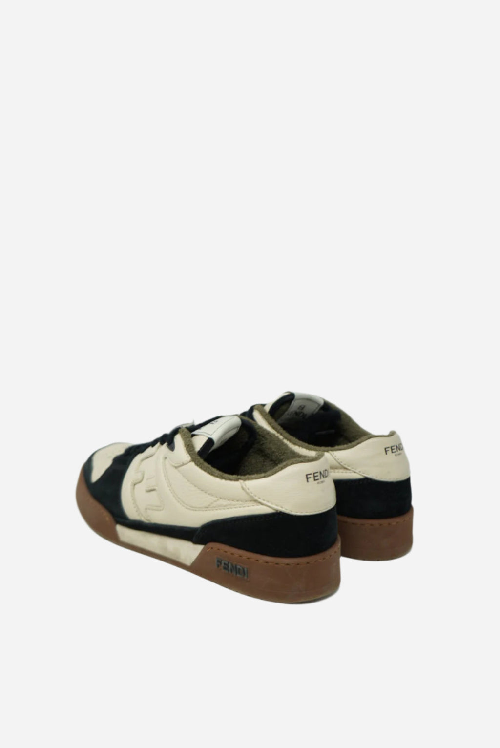 Fendi Match Low tops in black suede