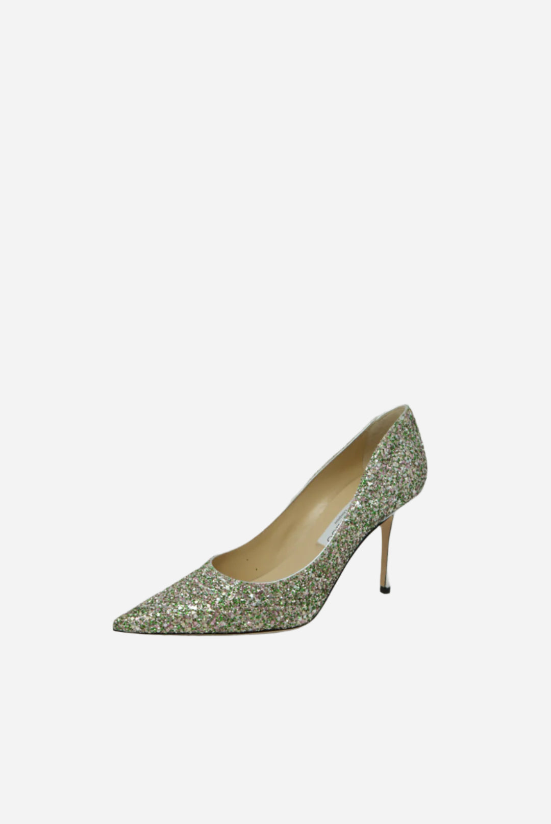 Jimmy Choo Glitter Pumps Peppermint Size 39