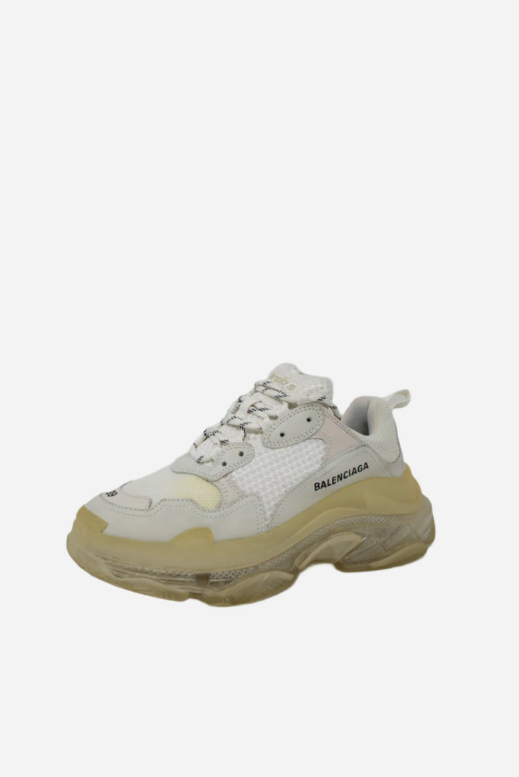Balenciaga White Triple S Sneakers Size 39