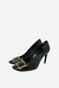 Roger Vivier Black Patent Leather Pumps Size 39