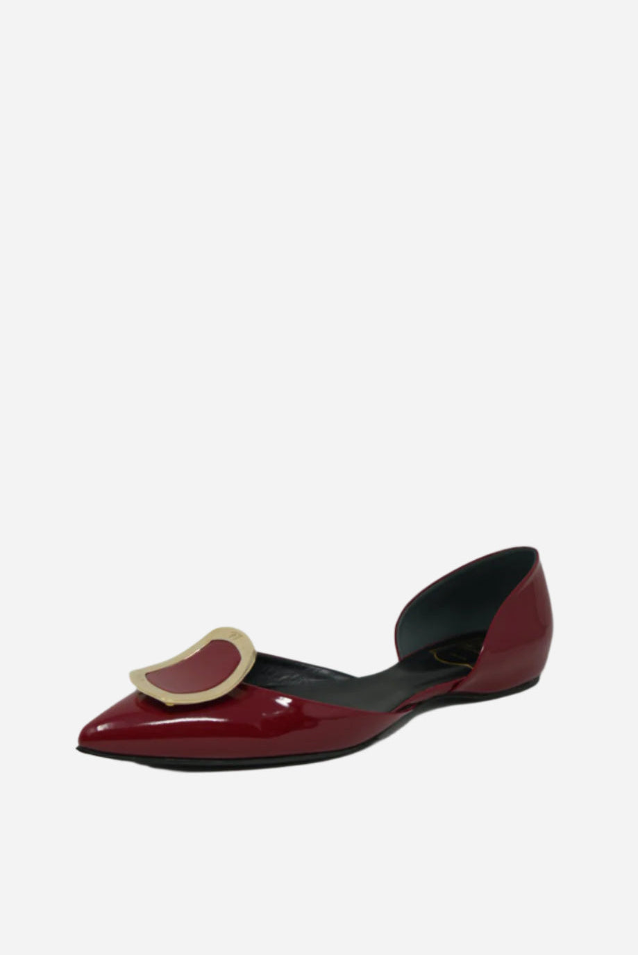 Roger Vivier Red Patent Ballet Flats Size 39