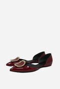 Roger Vivier Red Patent Ballet Flats Size 39