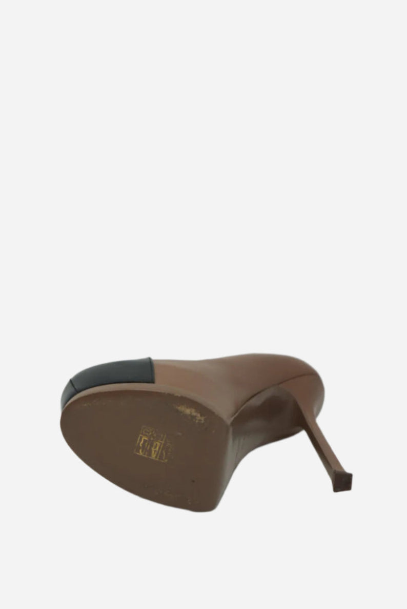 Saint Laurent Leather Platform Pumps Size 37