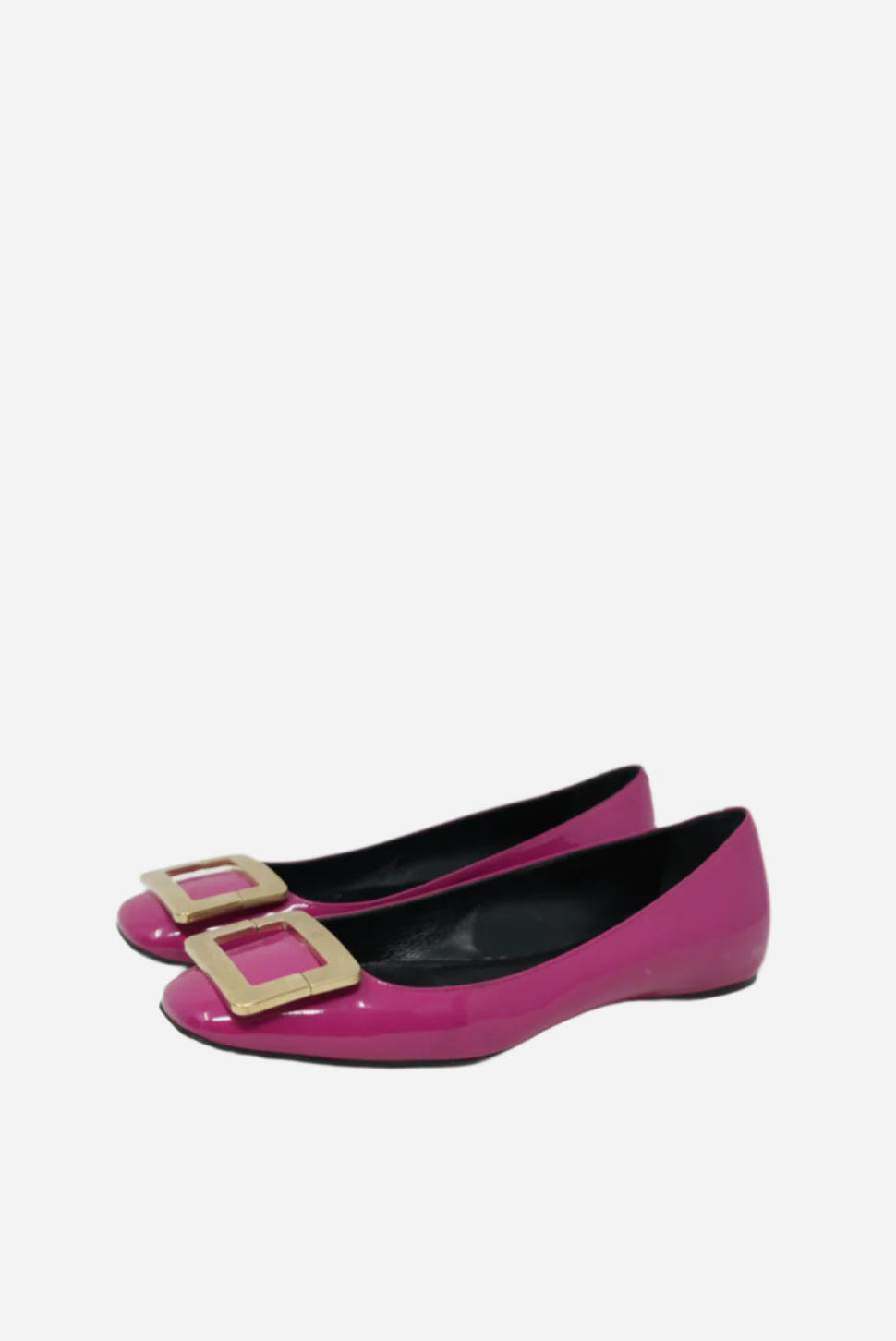 Roger Vivier Red Patent Flats Size 37