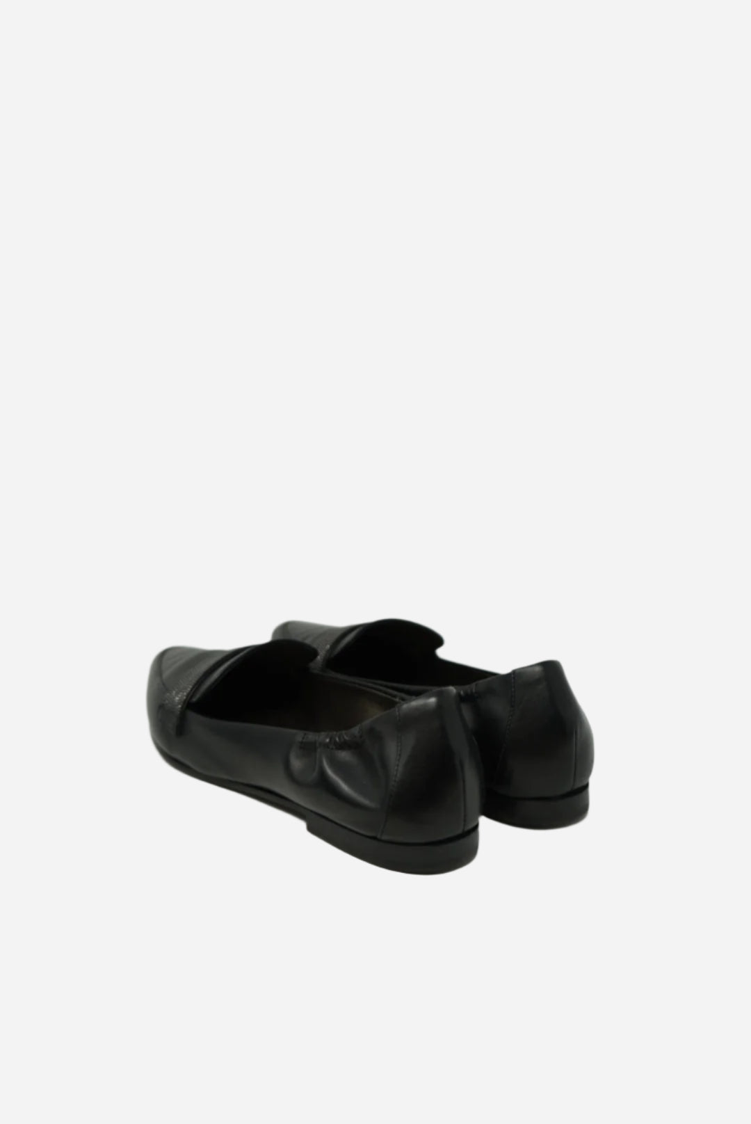 Brunello Cucinelli Black Leather Loafer Size 37