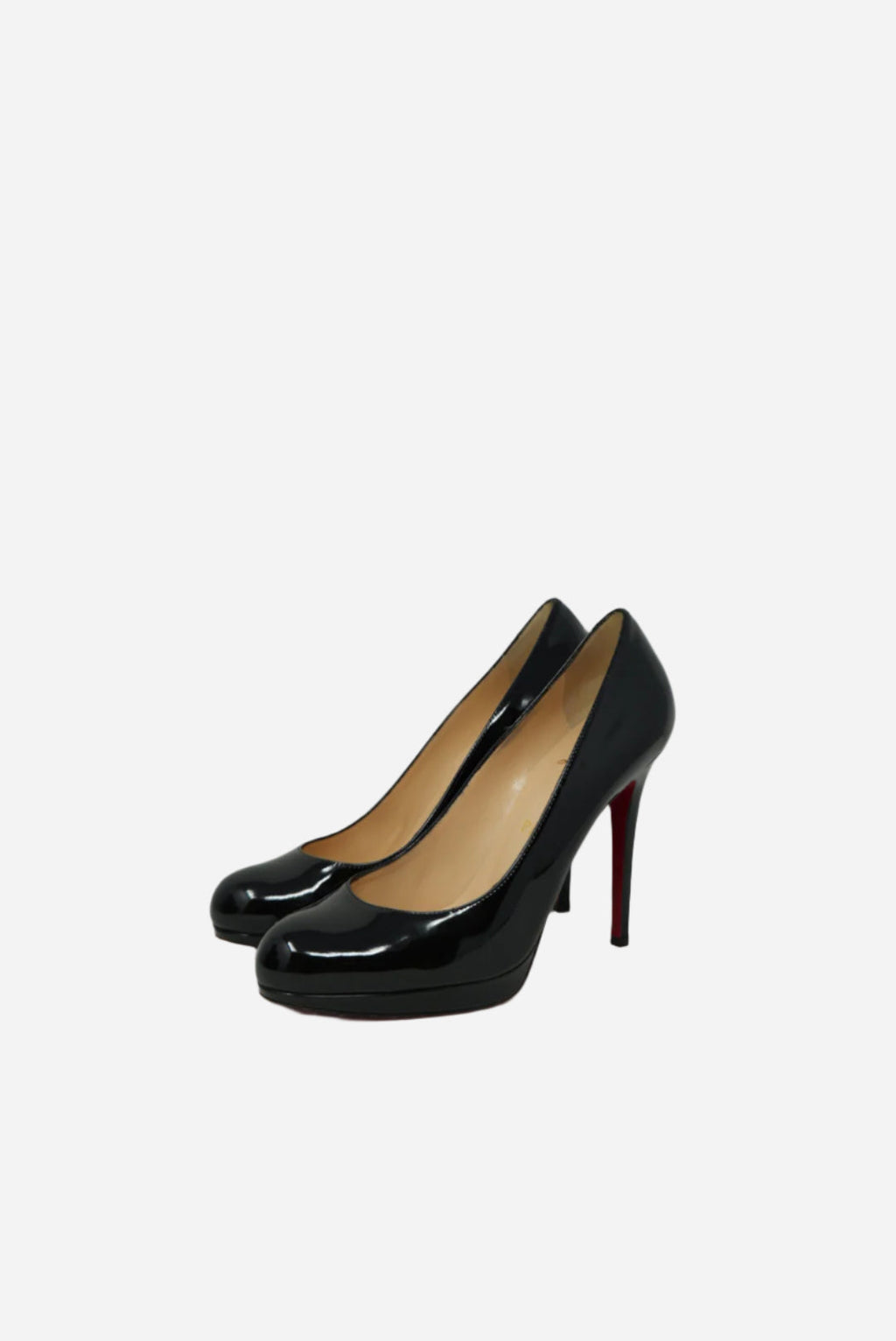 Christian Louboutin Black Patent Heels Size 37