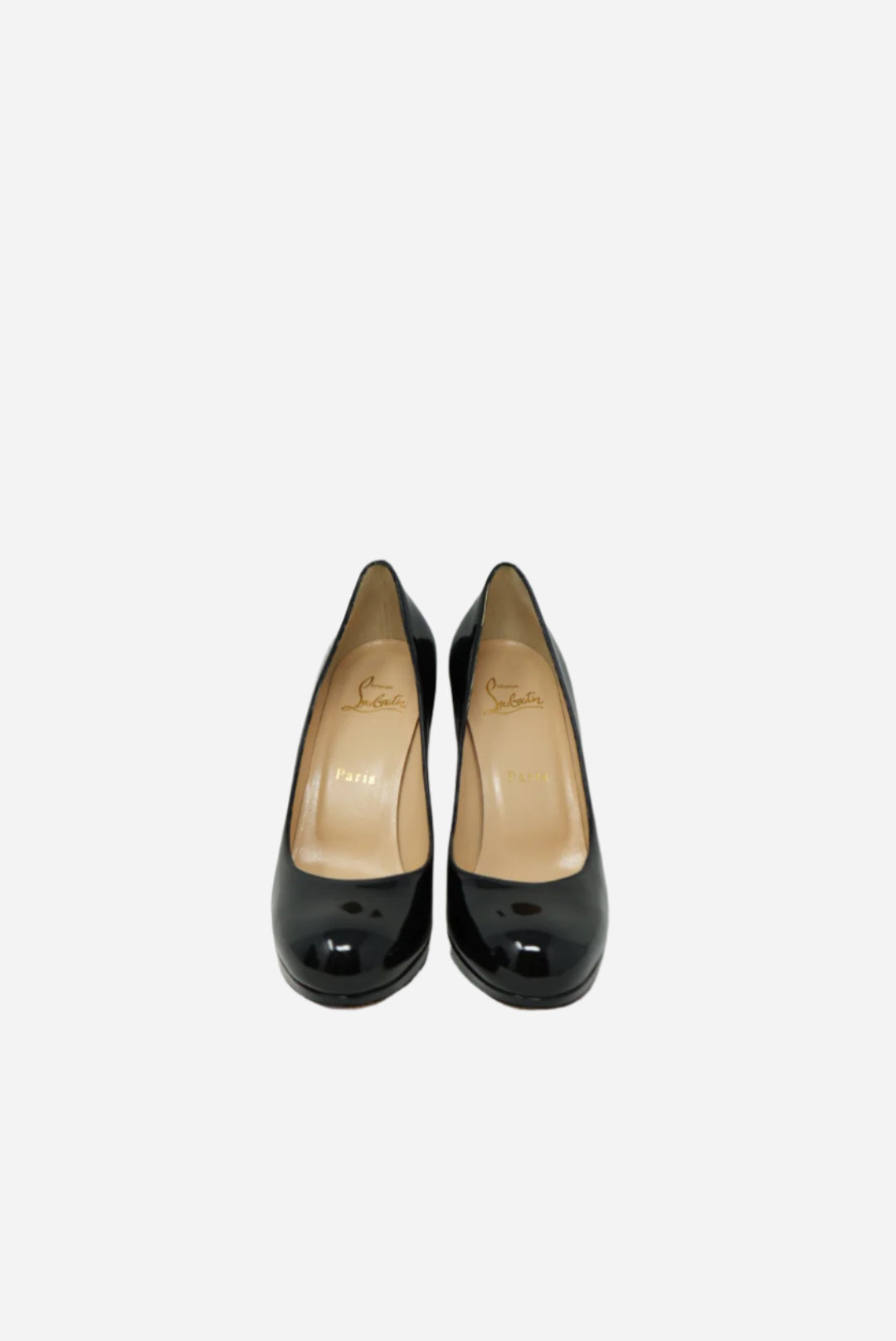 Christian Louboutin Black Patent Heels Size 37