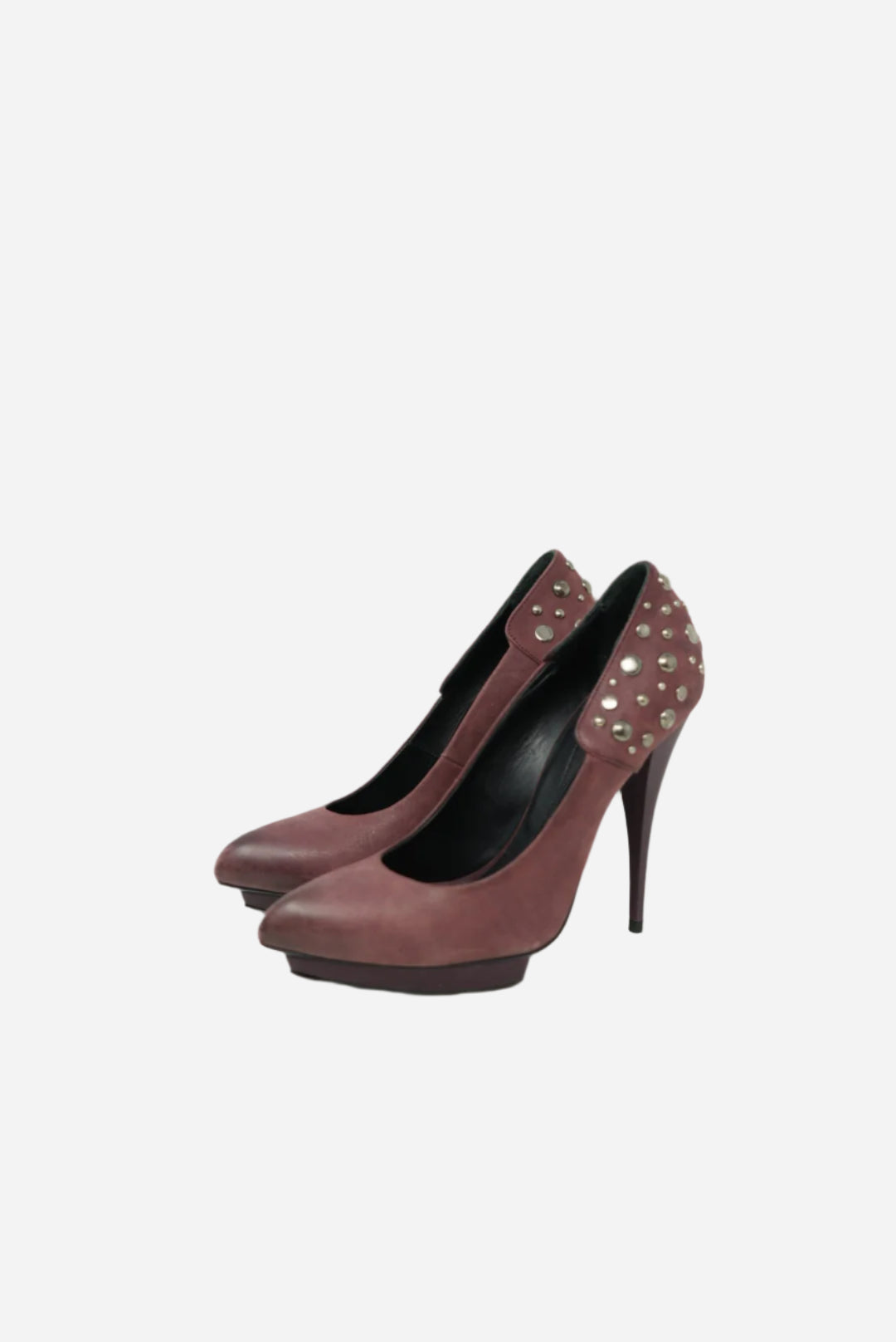 Alexander McQueen Red Burgundy Hees Size 37