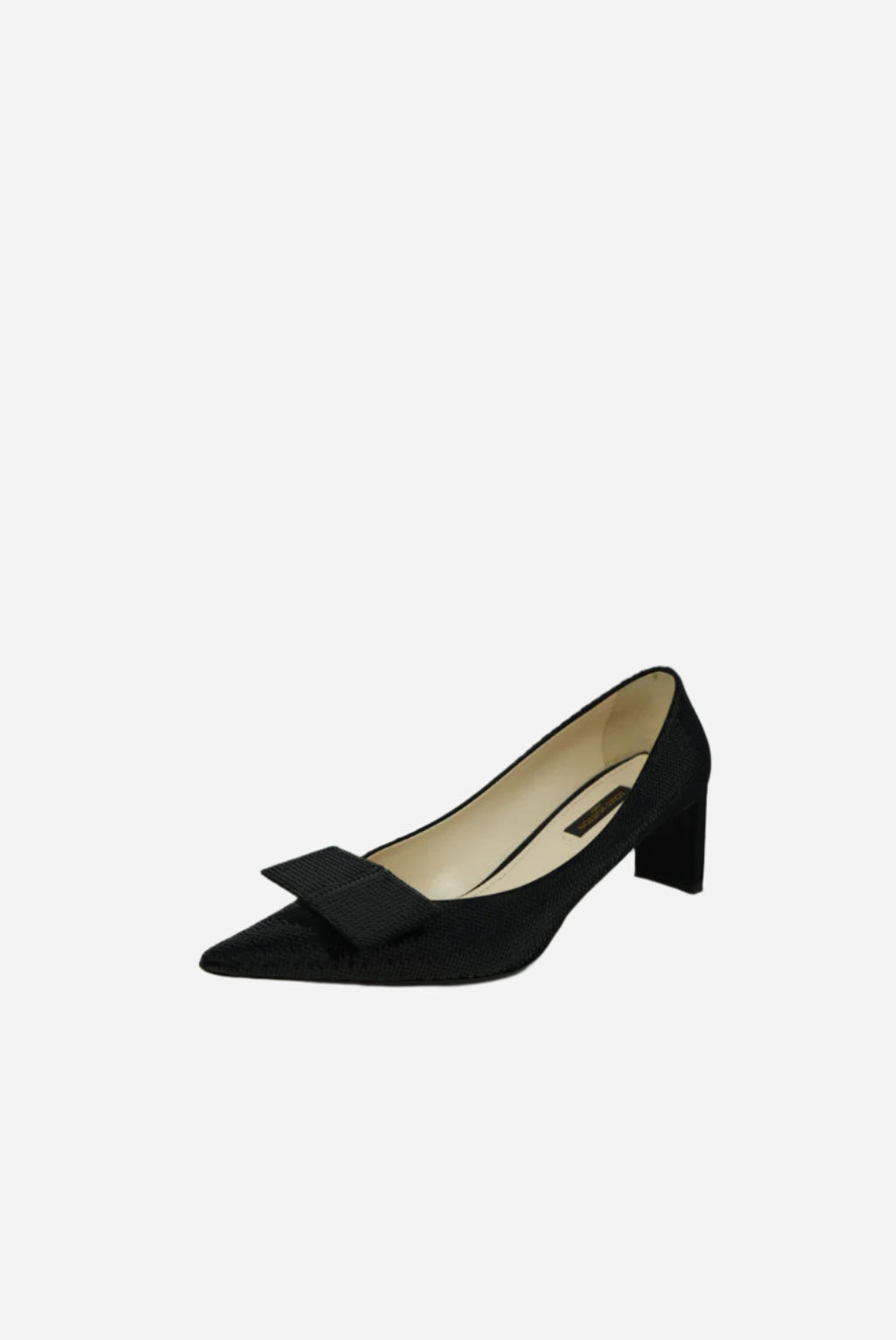 Louis Vuitton Black Glitter Heels Size 36.5