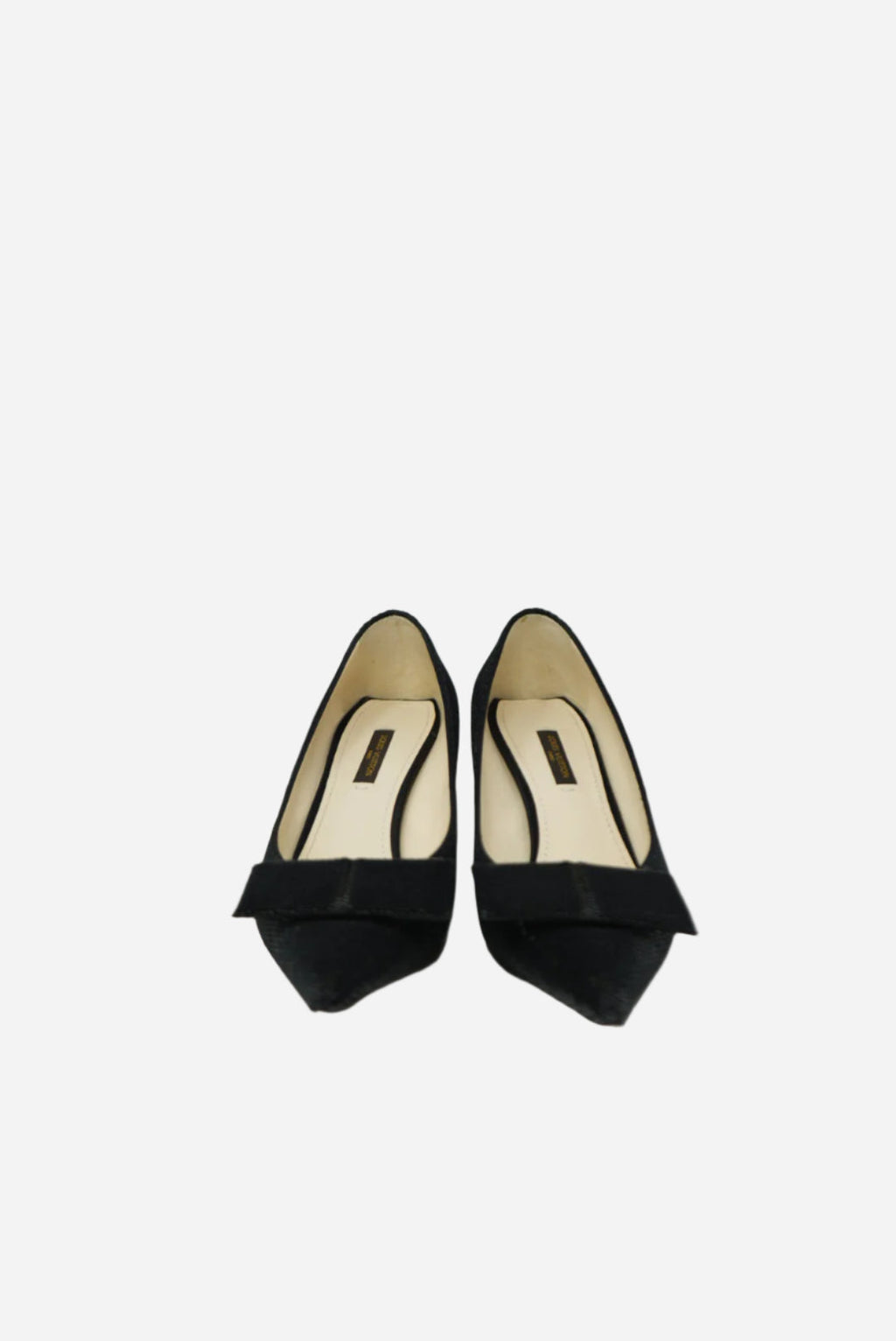 Louis Vuitton Black Glitter Heels Size 36.5