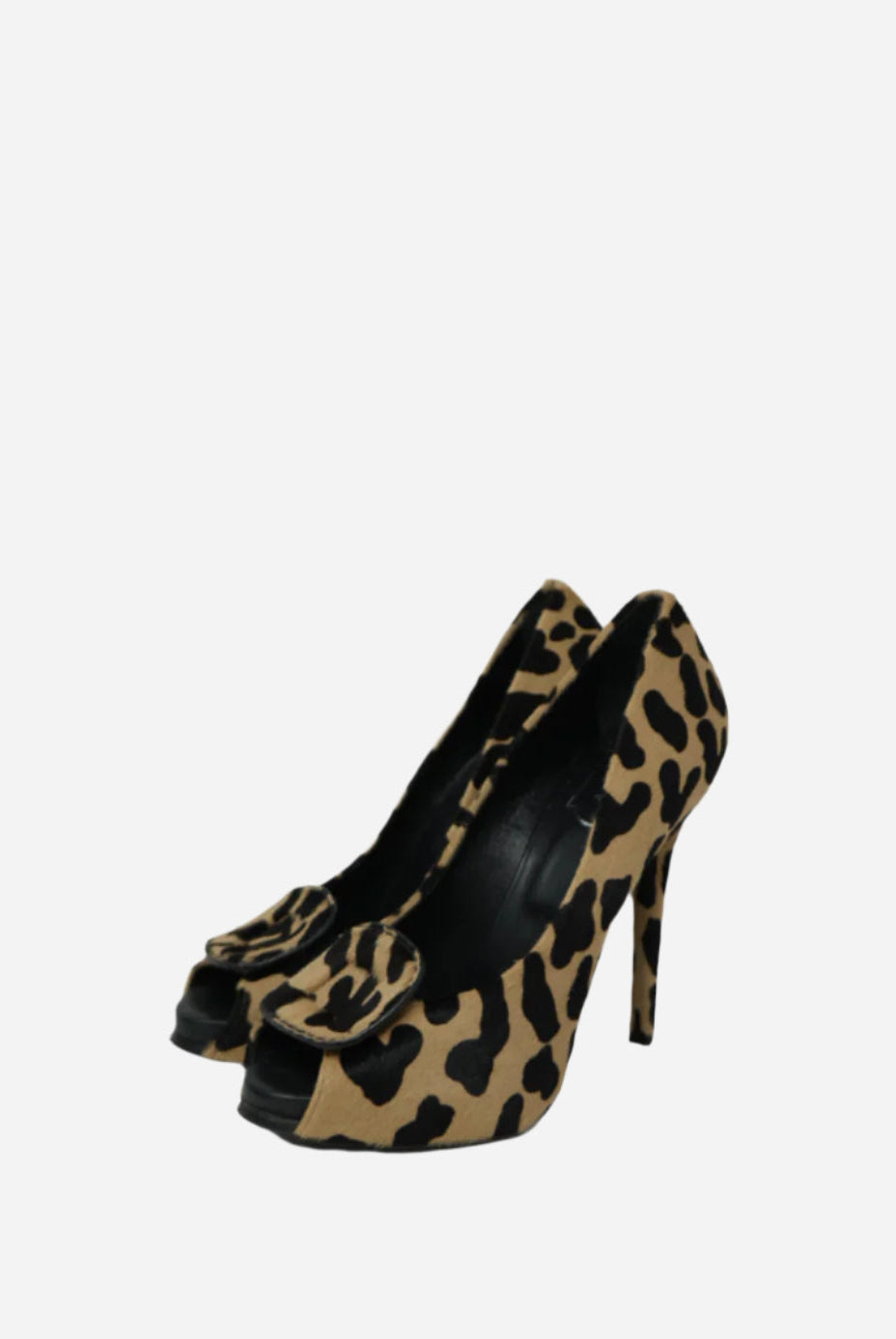Roger Vivier Pony Hair Leopard Heels Size 37