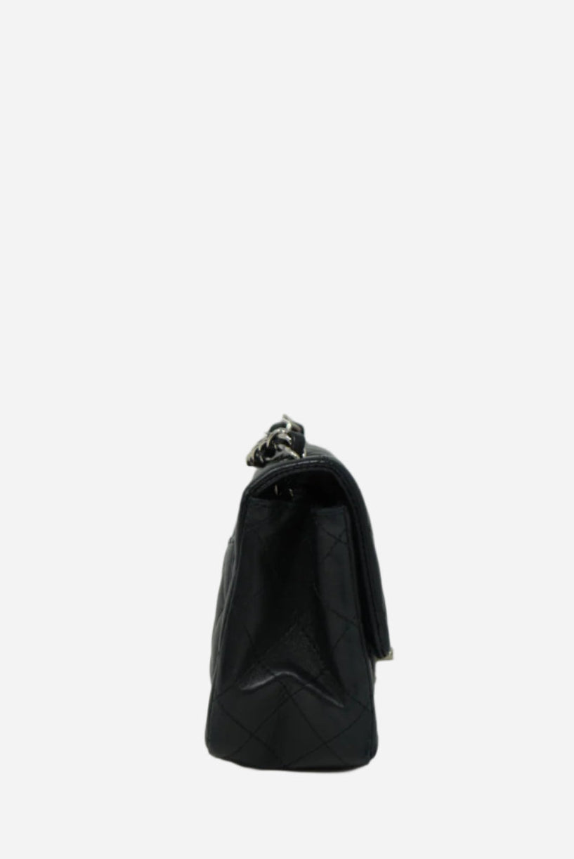 Pre-Owned Chanel 2016 Lambskin Mini Square Flap Bag