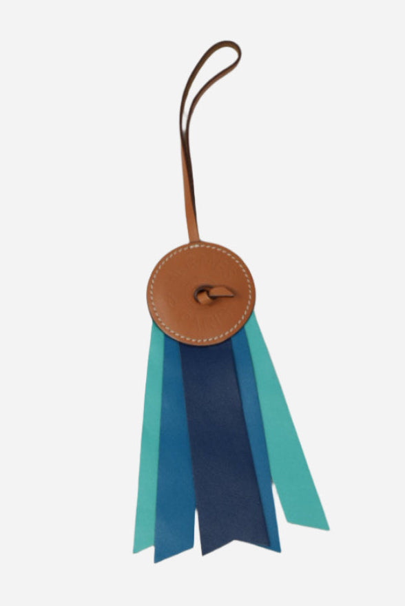 Hermes Multi-Blue Paddock Flot Charm