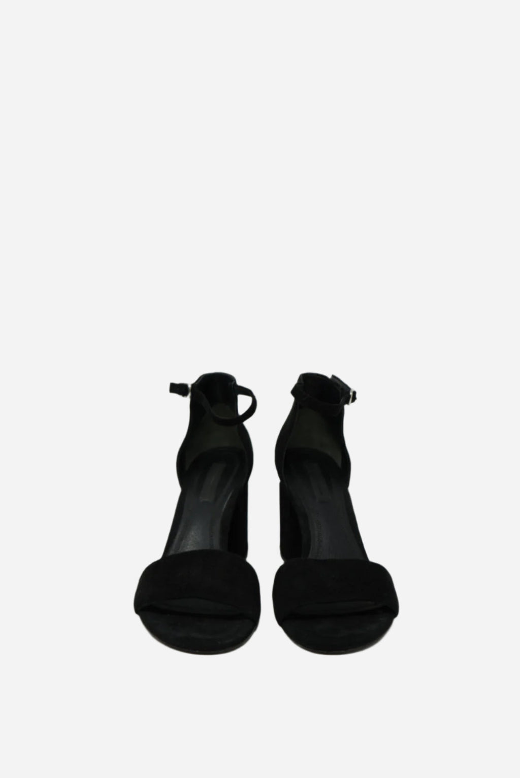 Alexander Wang Black Suede Sandals .
