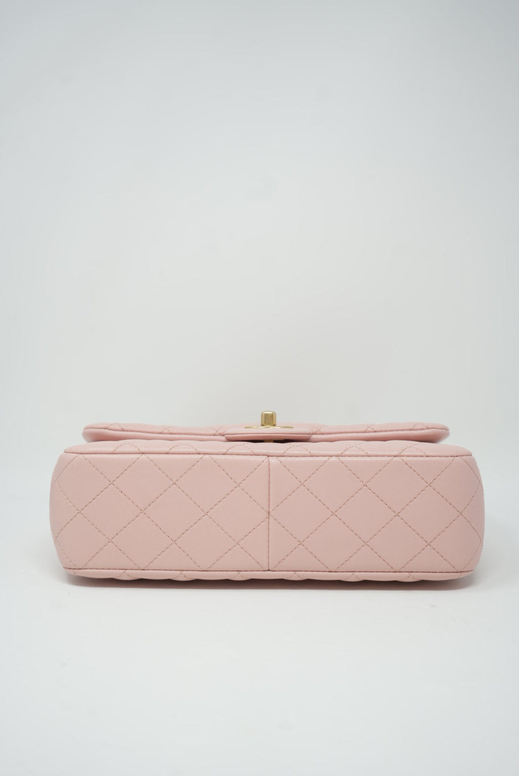 Pre-owned Chanel 2023 Lambskin Pink Sweet Camellia Chain Flap Bag