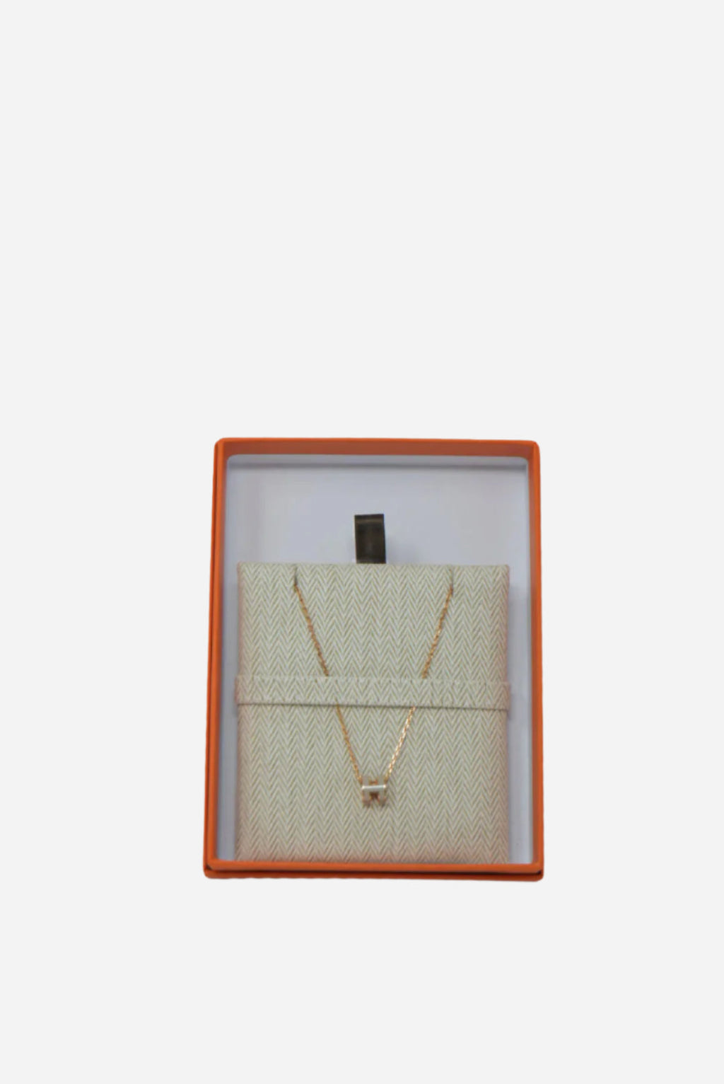 Hermes Mini Pop H pendant Marron Glacé