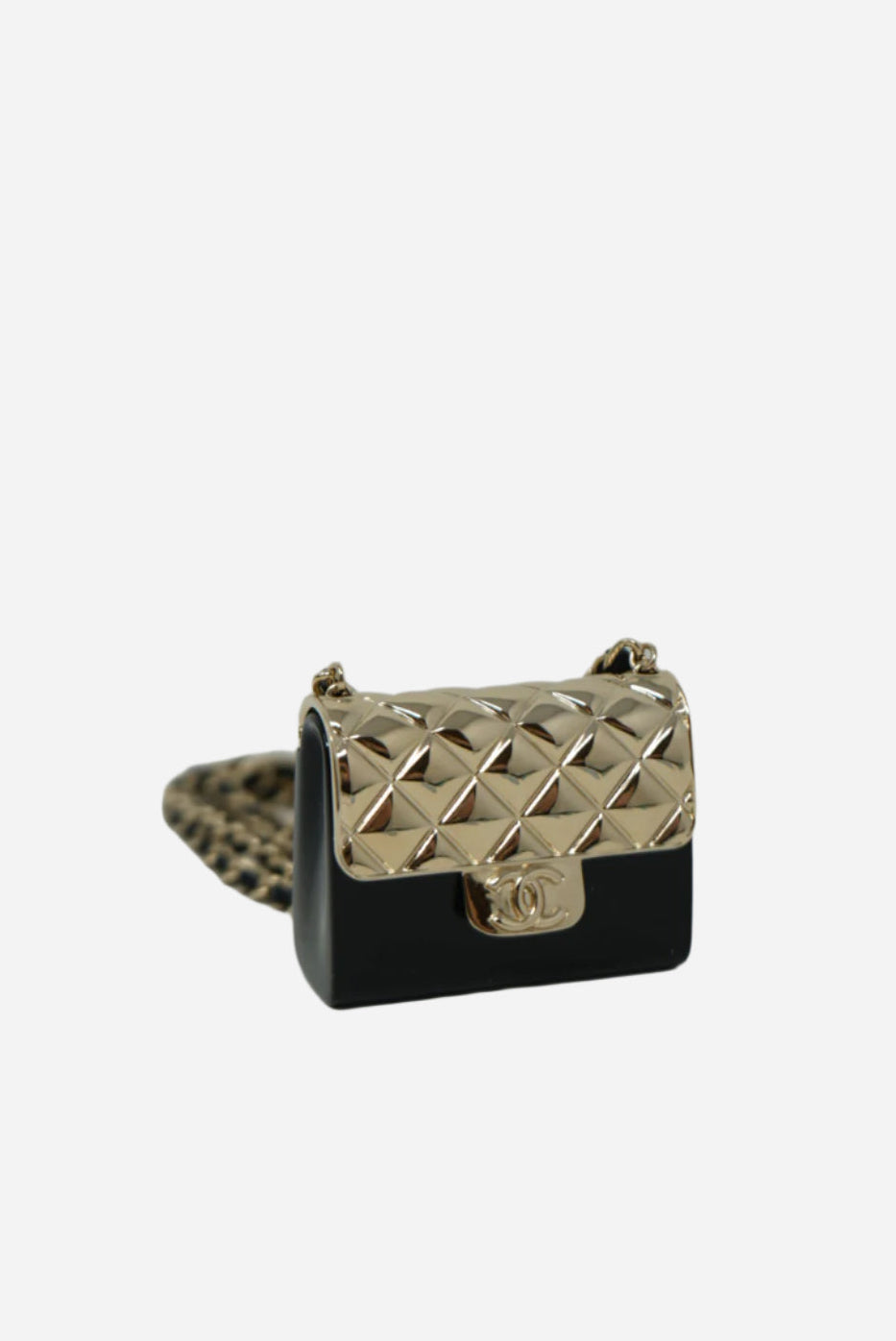 Pre-owned Chanel 2022 Metal Resin Bag Necklace