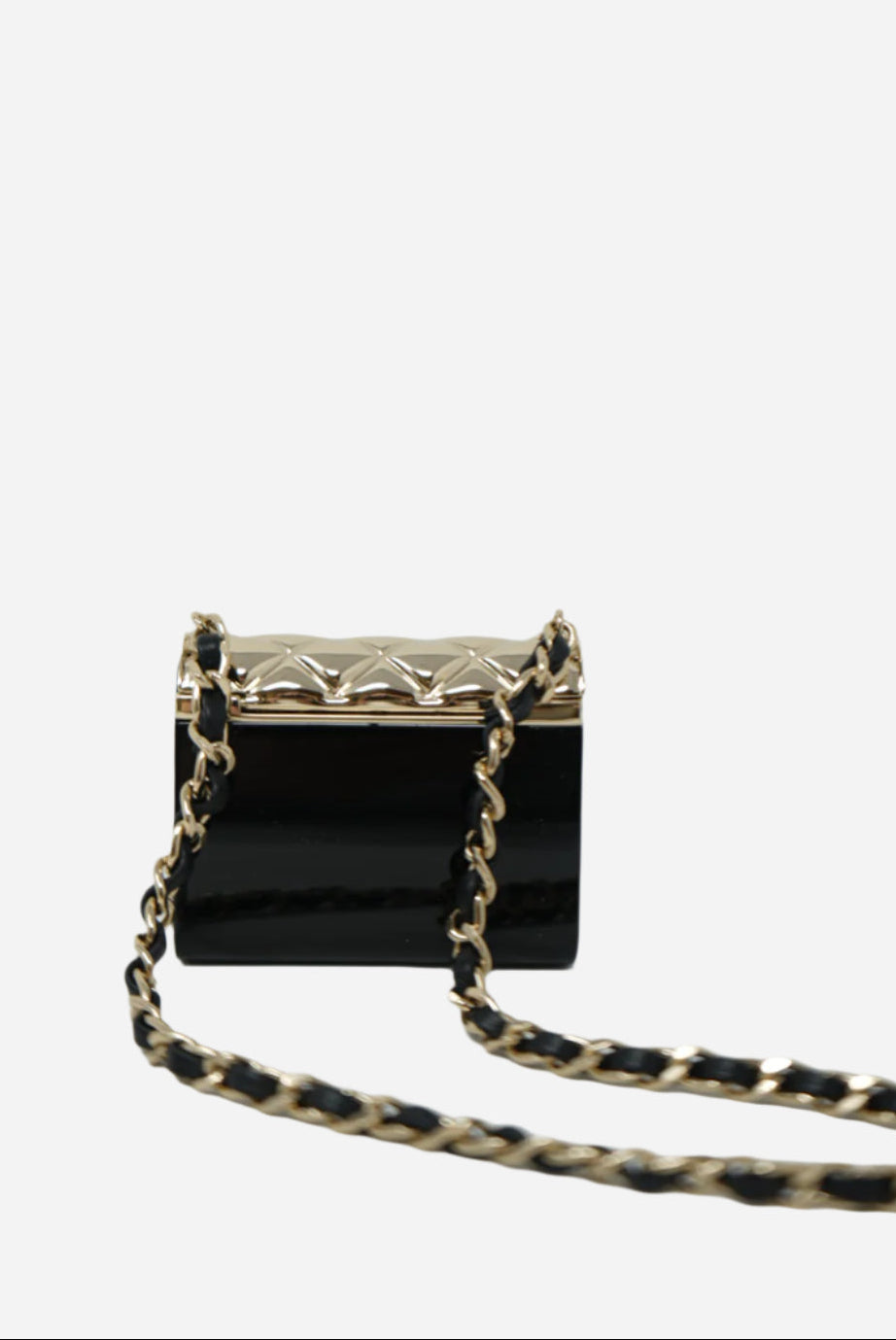 Pre-owned Chanel 2022 Metal Resin Bag Necklace
