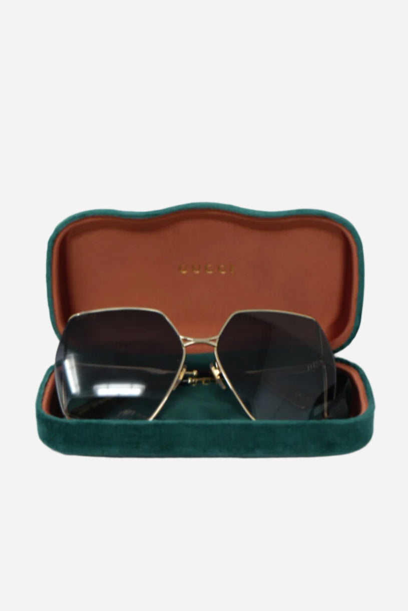 Gucci Oversized Rectangular Sunglasses