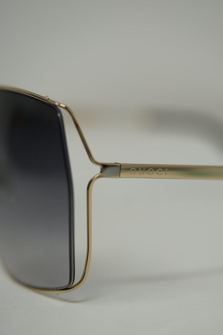 Gucci Oversized Rectangular Sunglasses