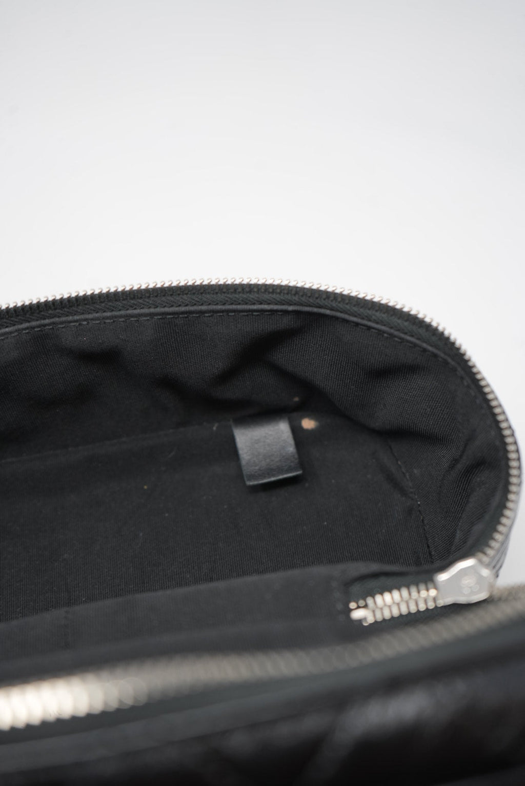 Pre-Owned CHANEL 2018-2019 Black Calfskin PVC Quilted Backpack