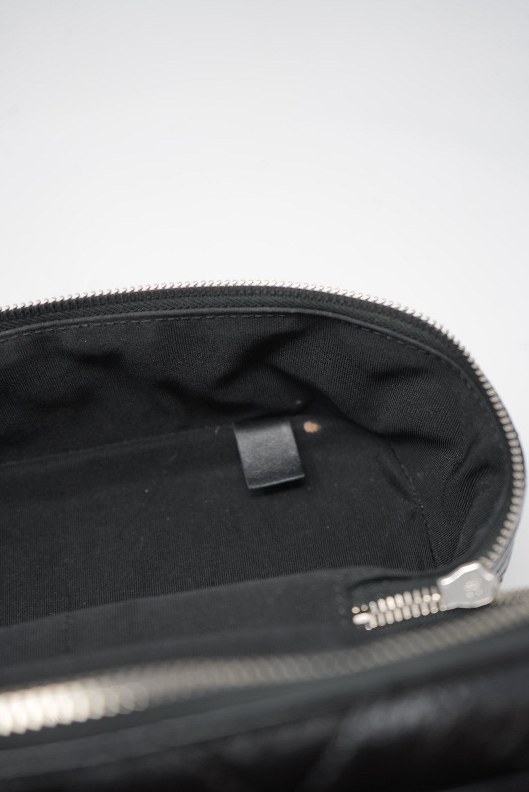 Pre-Owned CHANEL 2018-2019 Black Calfskin PVC Quilted Backpack