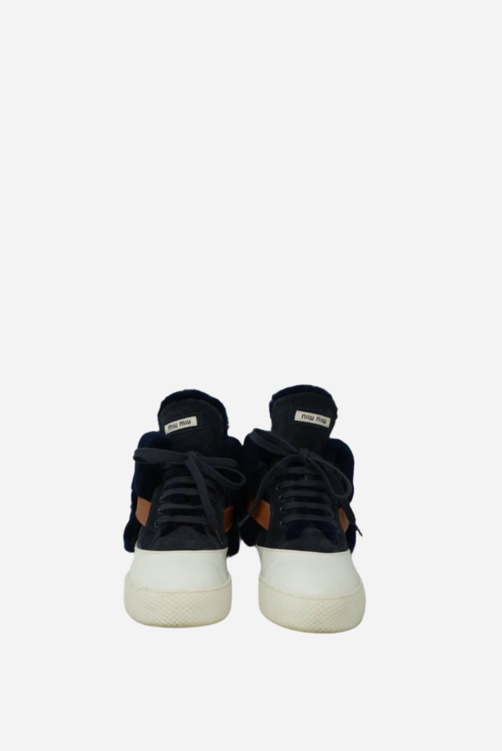 Miu Miu Leather/Fur Sneaker Size 37