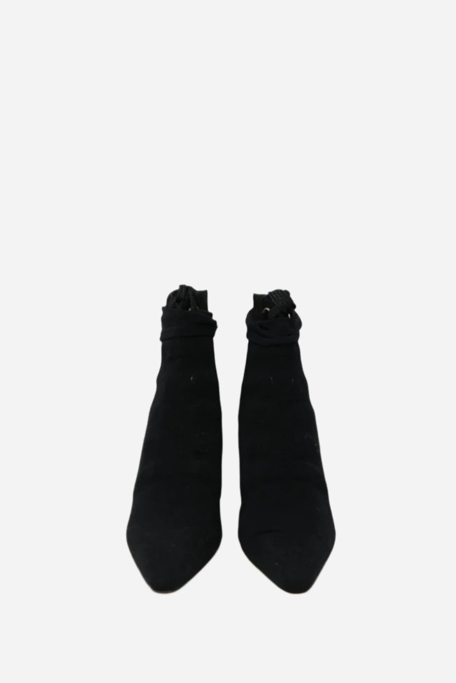 Christian Dior Black D-Hide Stretch Mesh Ankle Boots Size 37