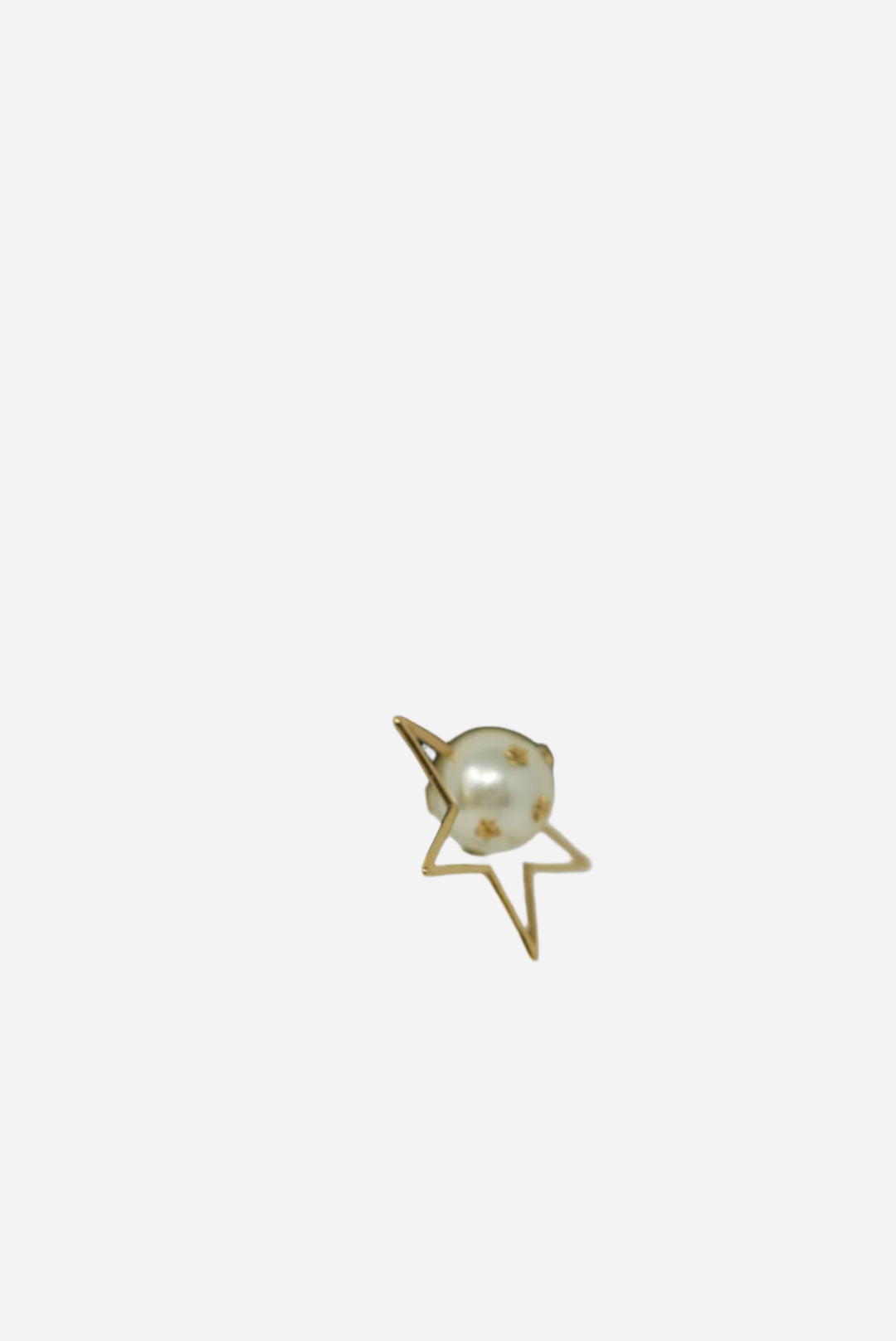 Dior Pearl Asymmetric Earring Single