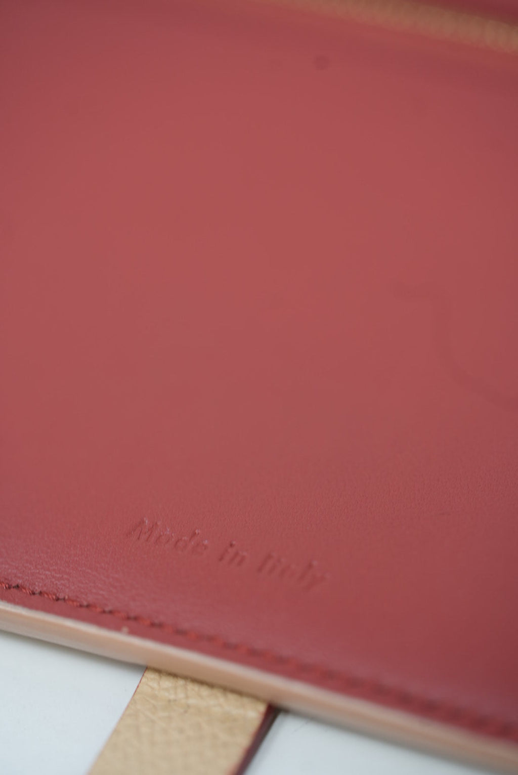 Celine Large Strap Wallet in Bicolor Grained Calfskin