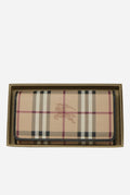 Burberry Check Long Wallet