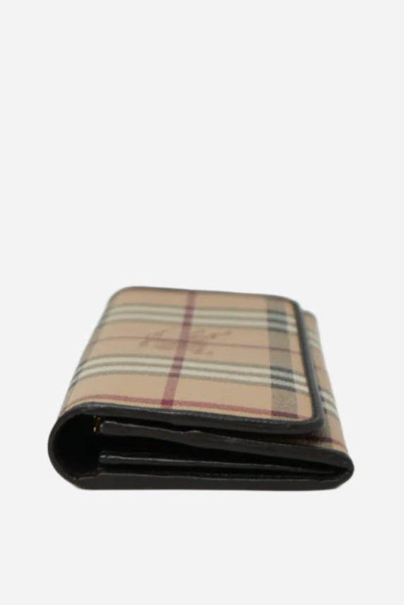 Burberry Check Long Wallet