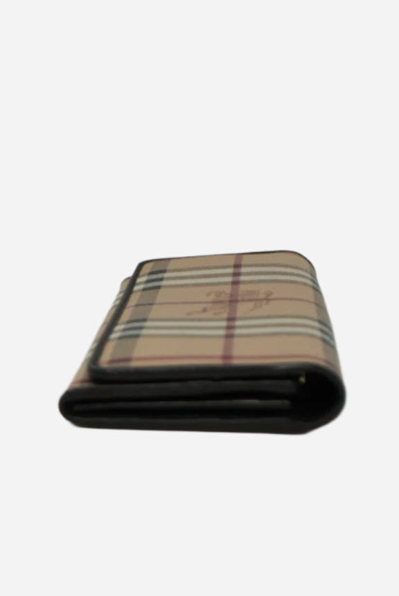 Burberry Check Long Wallet