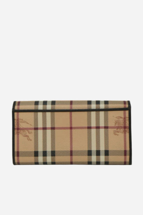 Burberry Check Long Wallet
