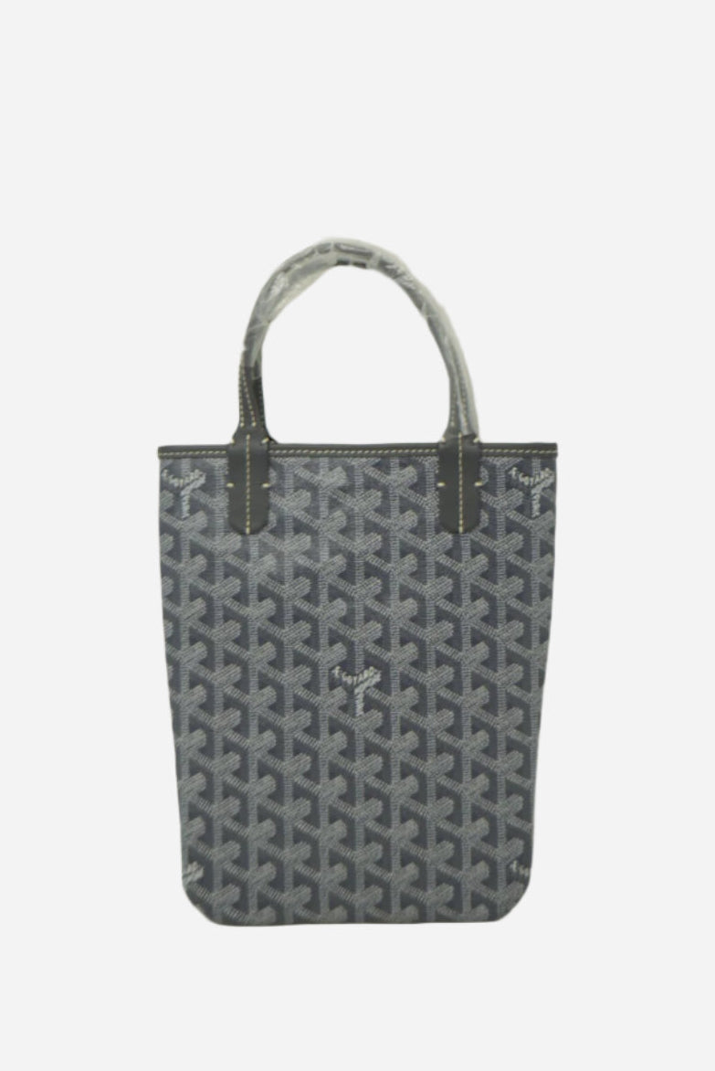Goyard Grey Goyardine Poitiers Tote