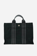 Hermès Black Canvas Vintage Mini Tote Bag