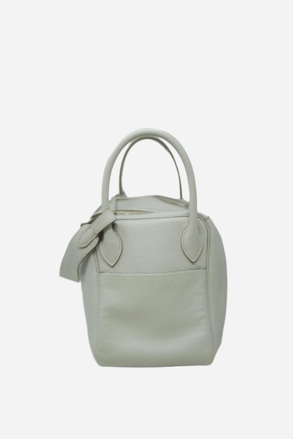 Hermes Lindy 30 TC Leather Square R 2004 Gris Perle