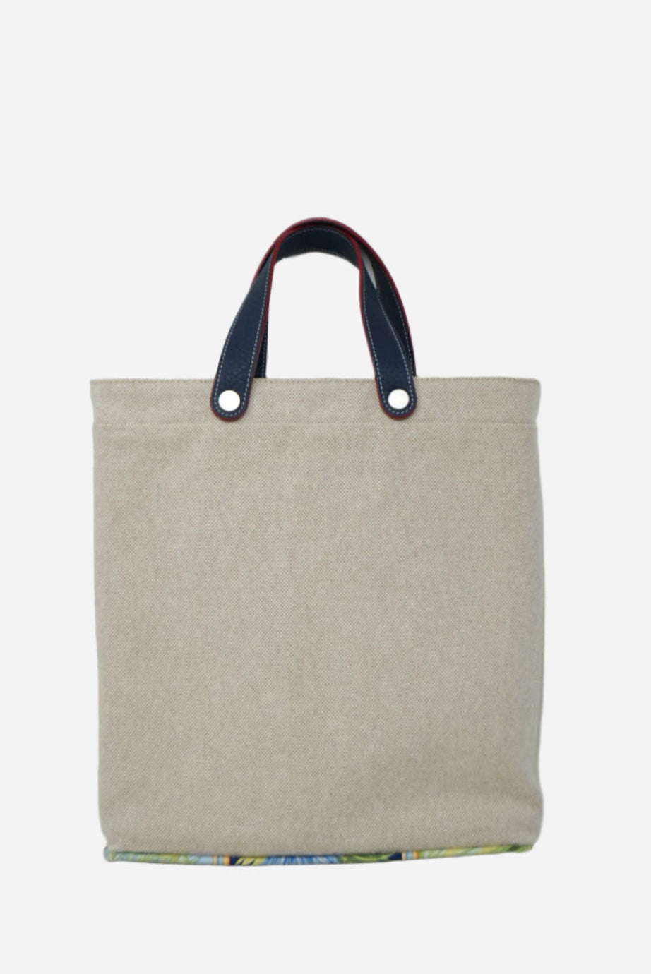 Hermes Canvas Taurillon Silk Petit H Tote